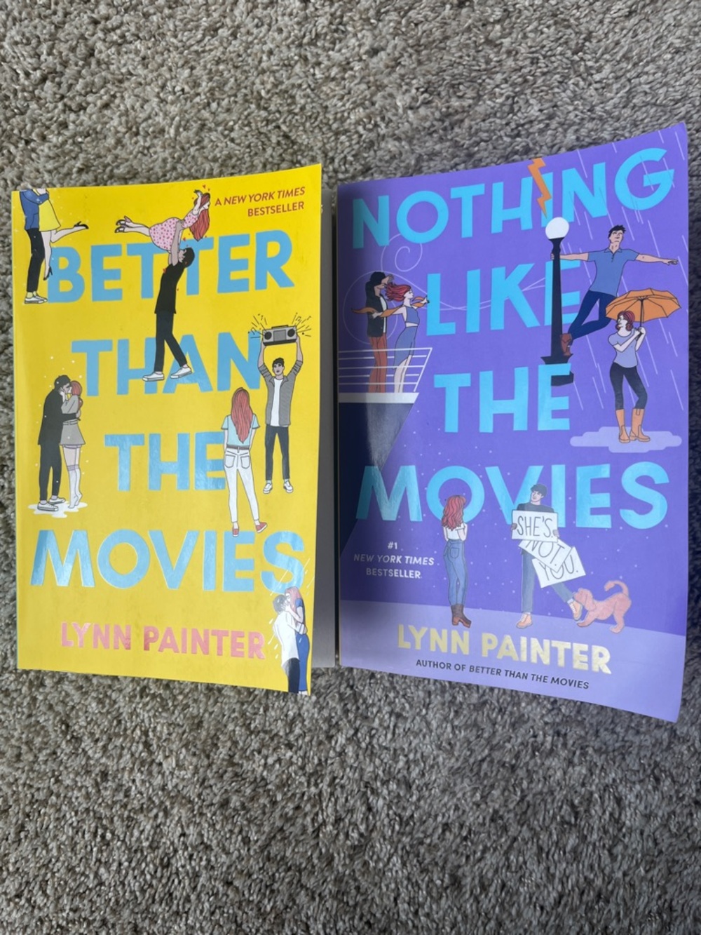Book set.  Better Than The Movies and Nothing Like The Movies by Lynn Painter